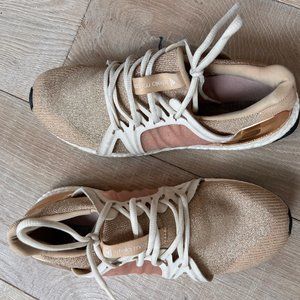 Adidas Stella McCartney Ultraboost gold sneakers, size 9.5